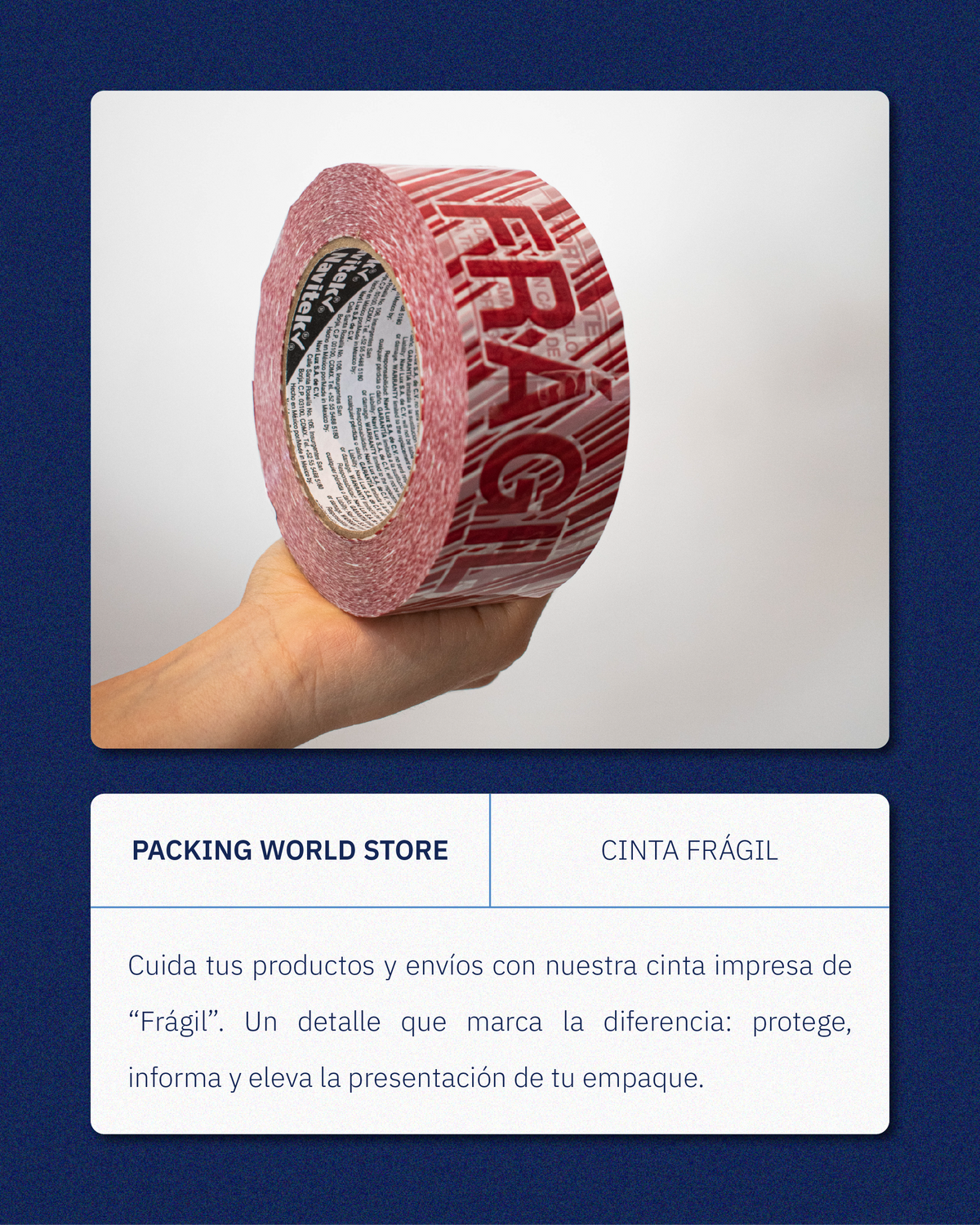 Cinta Frágil 48x150