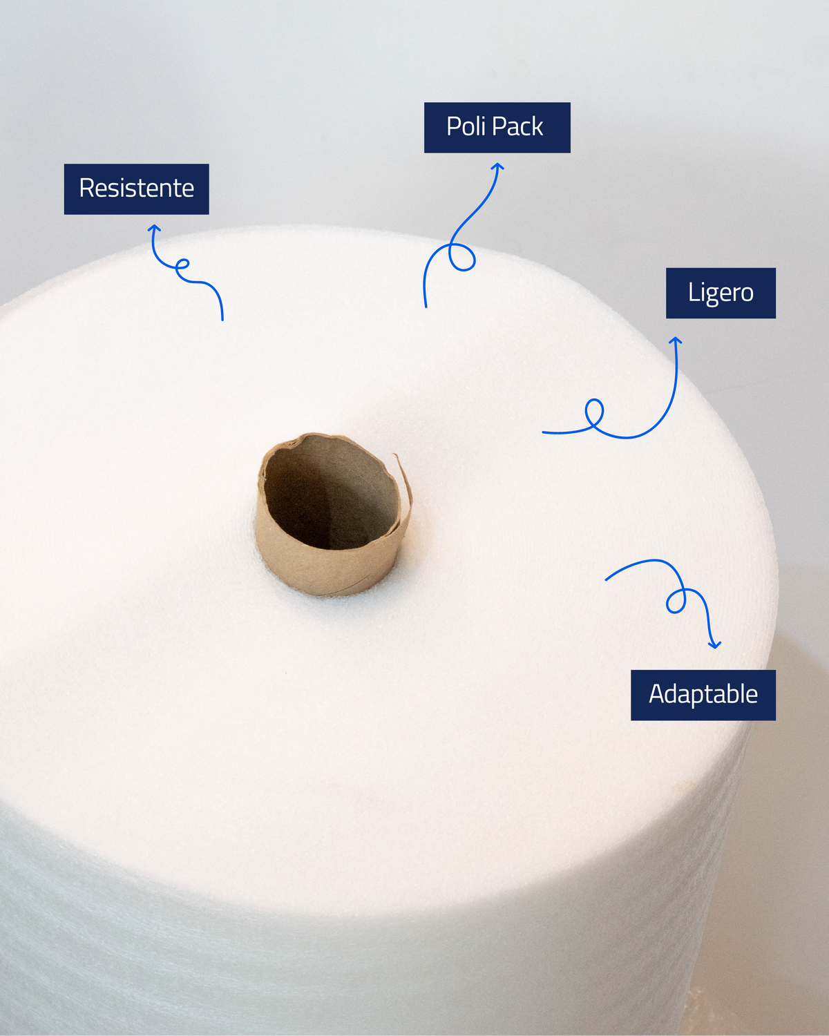 Rollo de Polipack 68 cm x 10 m
