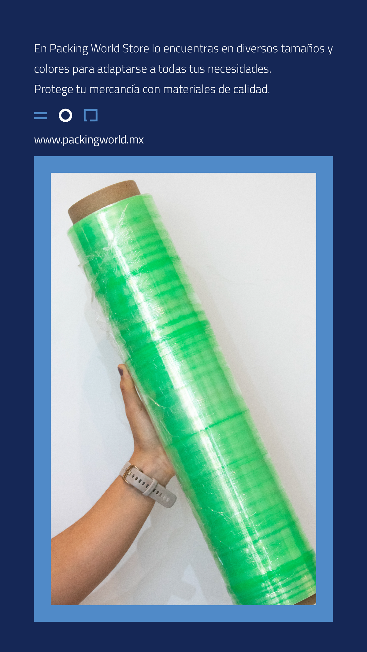 Película Estirable Biodegradable 18” Calibre 60 – 900 Pies